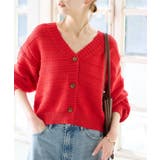 ガーターボーダーショート丈カーディガン | ROPE' PICNIC | 詳細画像13 