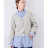 ガーターボーダーショート丈カーディガン | ROPE' PICNIC | 詳細画像18 