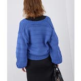 ガーターボーダーショート丈カーディガン | ROPE' PICNIC | 詳細画像22 