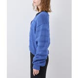 ガーターボーダーショート丈カーディガン | ROPE' PICNIC | 詳細画像33 