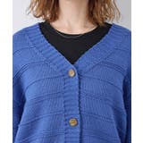 ガーターボーダーショート丈カーディガン | ROPE' PICNIC | 詳細画像35 