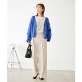 ガーターボーダーショート丈カーディガン | ROPE' PICNIC | 詳細画像7 