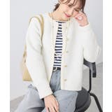 シロサブ | ゴールドボタンサマーツイードカーディジャケット | ROPE' PICNIC