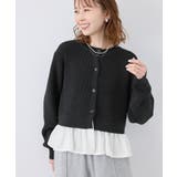 布帛使いショート丈カーディガン | ROPE' PICNIC | 詳細画像6 