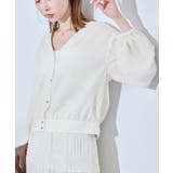 オフホワイト(15) | ブラウスカーディガン | ROPE' PICNIC