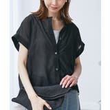 ブラック(01) | バルーンヘムシアーシャツ | ROPE' PICNIC