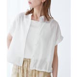 オフホワイト(15) | バルーンヘムシアーシャツ | ROPE' PICNIC