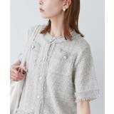 【サマー・ツイード】ハーフスリーブカーディガン | ROPE' PICNIC | 詳細画像13