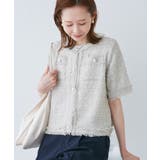 【サマー・ツイード】ハーフスリーブカーディガン | ROPE' PICNIC | 詳細画像14