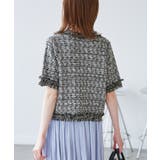 【サマー・ツイード】ハーフスリーブカーディガン | ROPE' PICNIC | 詳細画像5