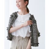 【サマー・ツイード】ハーフスリーブカーディガン | ROPE' PICNIC | 詳細画像7