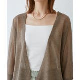 【新色追加】LEVITAシアーニットリラックスカーディガン | ROPE' PICNIC | 詳細画像39 