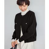 ブラック(01) | ミラノリブダブルジップニットカーディガン | ROPE' PICNIC