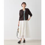 【2点セット】配色デザインカーディガン&インナーアンサンブル/イージーケア | ROPE' PICNIC | 詳細画像14 