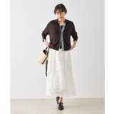 【2点セット】配色デザインカーディガン&インナーアンサンブル/イージーケア | ROPE' PICNIC | 詳細画像15 