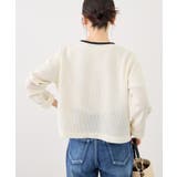 透かし編み金釦カットカーディガン | ROPE' PICNIC | 詳細画像14 