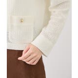 透かし編み金釦カットカーディガン | ROPE' PICNIC | 詳細画像27 