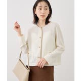 透かし編み金釦カットカーディガン | ROPE' PICNIC | 詳細画像4 