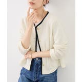 キナリ系(18) | 透かし編み金釦カットカーディガン | ROPE' PICNIC