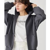 チャコール(06) | コクーンシルエットダブルジップフーディ | ROPE' PICNIC