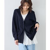 Vネックミドル丈フォルムカーディガン | ROPE' PICNIC | 詳細画像12 