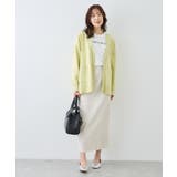 Vネックミドル丈フォルムカーディガン | ROPE' PICNIC | 詳細画像14 