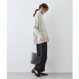 Vネックミドル丈フォルムカーディガン | ROPE' PICNIC | 詳細画像4 