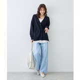 Vネックミドル丈フォルムカーディガン | ROPE' PICNIC | 詳細画像8 