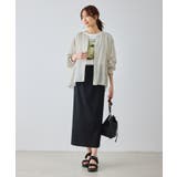 布帛シアーカーディガンブラウス | ROPE' PICNIC | 詳細画像10 