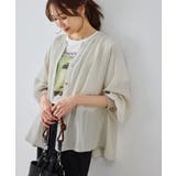 布帛シアーカーディガンブラウス | ROPE' PICNIC | 詳細画像13 