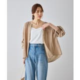 布帛シアーカーディガンブラウス | ROPE' PICNIC | 詳細画像18 