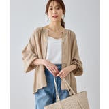 布帛シアーカーディガンブラウス | ROPE' PICNIC | 詳細画像19 