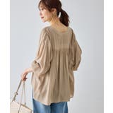 布帛シアーカーディガンブラウス | ROPE' PICNIC | 詳細画像22 