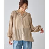 布帛シアーカーディガンブラウス | ROPE' PICNIC | 詳細画像25 