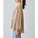 布帛シアーカーディガンブラウス | ROPE' PICNIC | 詳細画像27 