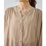 布帛シアーカーディガンブラウス | ROPE' PICNIC | 詳細画像29 