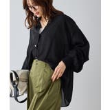 布帛シアーカーディガンブラウス | ROPE' PICNIC | 詳細画像6 