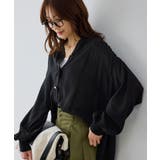 布帛シアーカーディガンブラウス | ROPE' PICNIC | 詳細画像7 