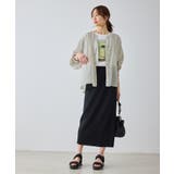 布帛シアーカーディガンブラウス | ROPE' PICNIC | 詳細画像9 