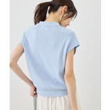 八方映えニット 金ボタンフレンチスリーブポロカラーカーディガン UVカット | ROPE' PICNIC | 詳細画像28