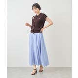 八方映えニット 金ボタンフレンチスリーブポロカラーカーディガン UVカット | ROPE' PICNIC | 詳細画像33
