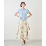 八方映えニット 金ボタンフレンチスリーブポロカラーカーディガン UVカット | ROPE' PICNIC | 詳細画像35