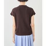 八方映えニット 金ボタンフレンチスリーブポロカラーカーディガン UVカット | ROPE' PICNIC | 詳細画像38