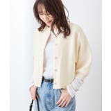 【emur/エミュール】モールヤーン畦ニット5分袖カーディガン | ROPE' PICNIC | 詳細画像15 