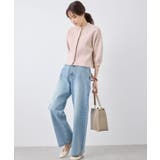 【emur/エミュール】モールヤーン畦ニット5分袖カーディガン | ROPE' PICNIC | 詳細画像18 