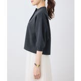 【emur/エミュール】モールヤーン畦ニット5分袖カーディガン | ROPE' PICNIC | 詳細画像25 