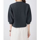 【emur/エミュール】モールヤーン畦ニット5分袖カーディガン | ROPE' PICNIC | 詳細画像26 