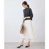 【emur/エミュール】モールヤーン畦ニット5分袖カーディガン | ROPE' PICNIC | 詳細画像9 