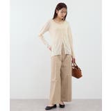 【WEB限定】多ボタンミドル丈シアーカーディガン | ROPE' PICNIC | 詳細画像21 