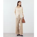 【WEB限定】多ボタンミドル丈シアーカーディガン | ROPE' PICNIC | 詳細画像22 
